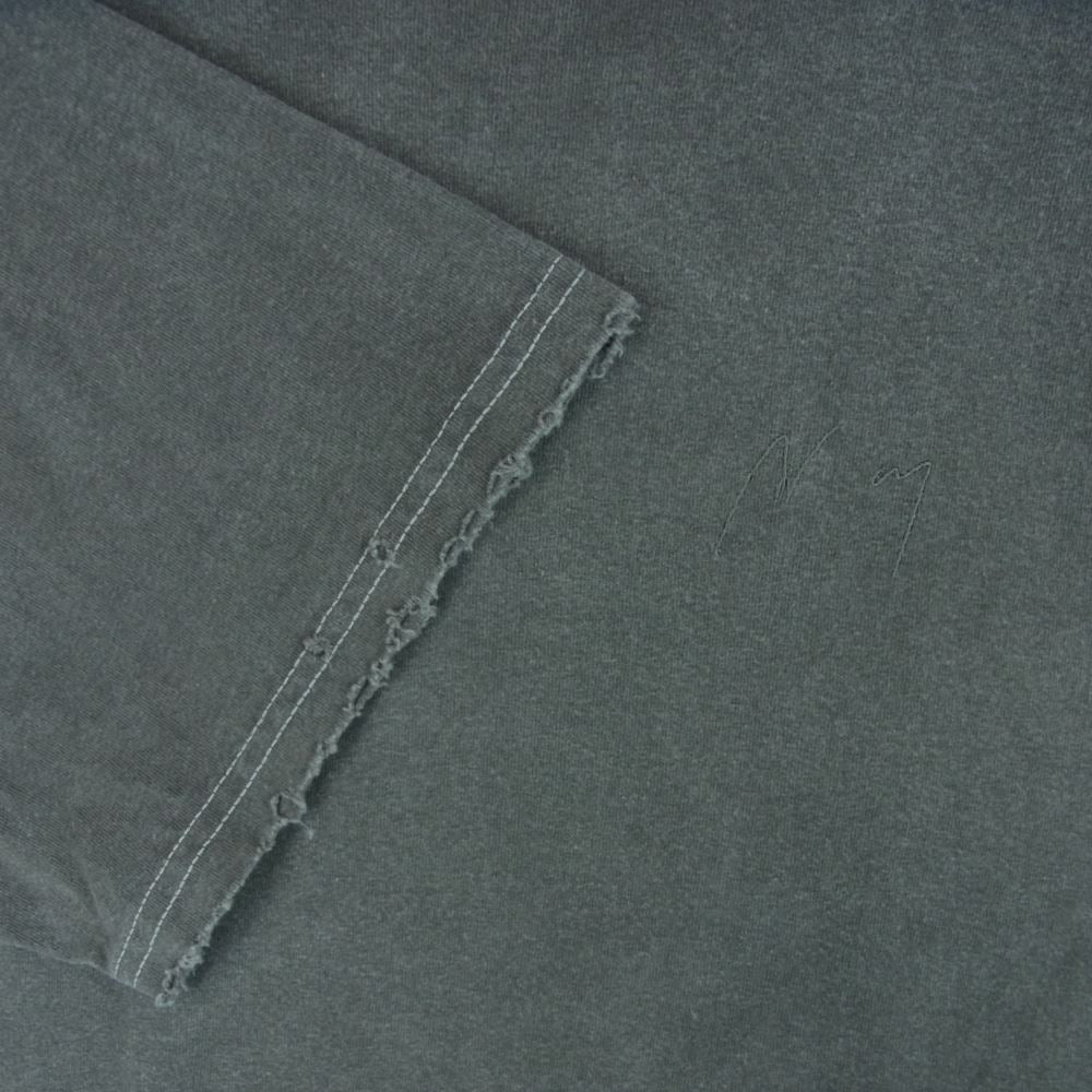 アンセルム USED加工 ダメージ加工 半袖 Tシャツ ホンジュラス製 グレー系【中古】