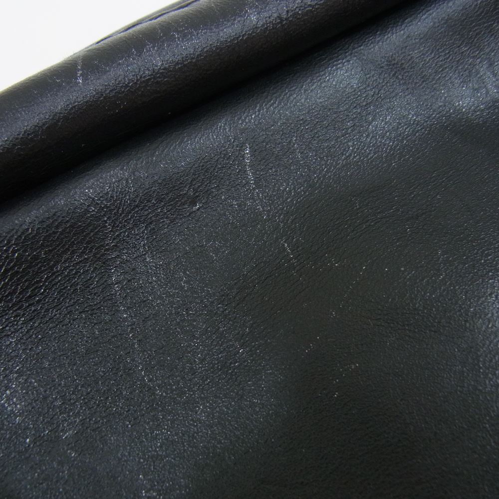 LANGLITZ LEATHERS ラングリッツレザーズ Touring Bag Double Strap ツーリング バッグ ダブルストラップ レザー ツールバッグ ポーチ ブラック系【中古】