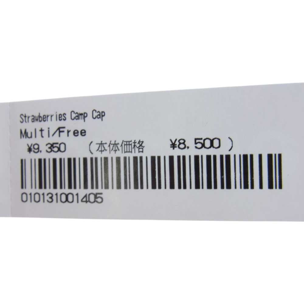 Supreme シュプリーム 23SS Strawberries Camp Cap MULTI ストロベリー キャンプ キャップ 帽子 マルチカラー系【極上美品】【中古】