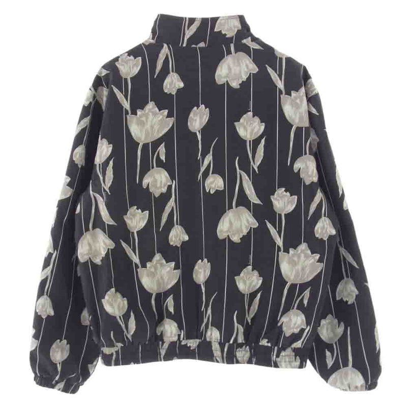 supreme floral Silk Track Jacket S Black
