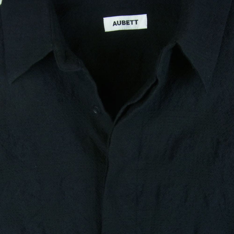【AUBETT】綿×サマーウール縮絨サッカー オーバーサイズシャツ