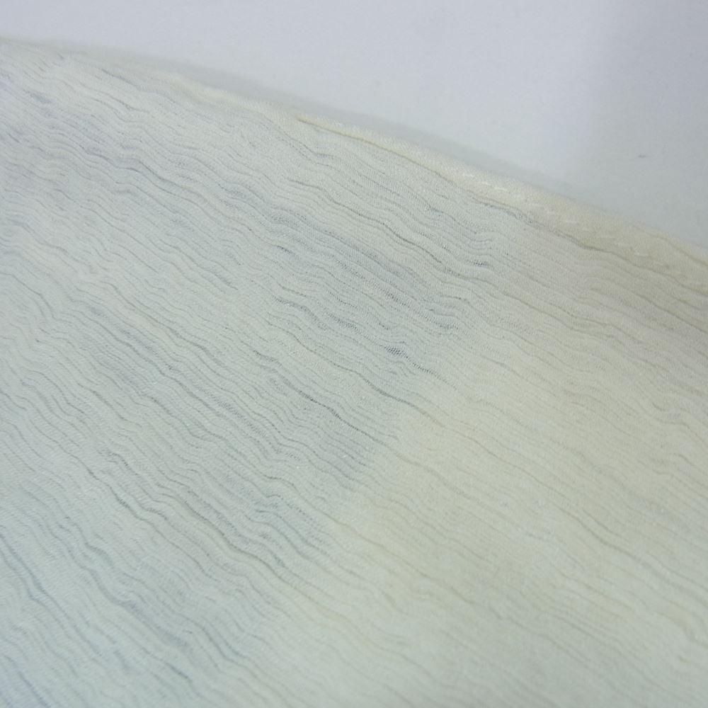 ISSEY MIYAKE イッセイミヤケ MI01FH361 me ミー 水引結びプリント シースルークレープ ポンチョ カットソー ライトブルー系 サイズ表記無【中古】