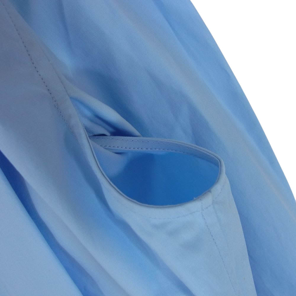 VALENTINO ヴァレンティノ 18SS PV0AB7394WW ボーダータイ 長袖 シャツ コレクションピース ブルー系 39【中古】