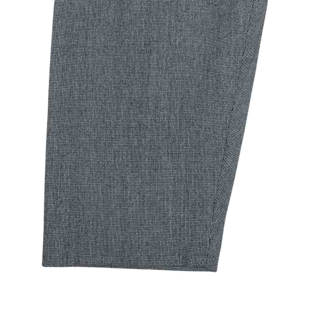 SUNSEA サンシー 19AW 19A43 N.M BRUSHED M2 PANTS ウール スラックス ブラック系 ホワイト系 2【新古品】【未使用】【中古】