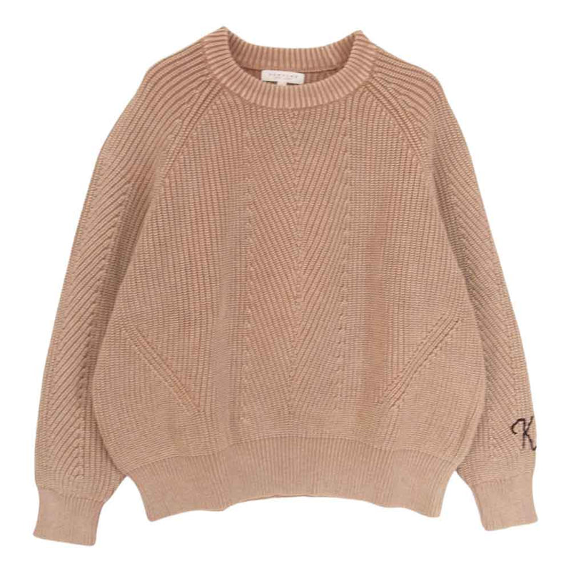 デミリー Chelsea Cotton Sweater 袖アルファベット 刺繍 コットン