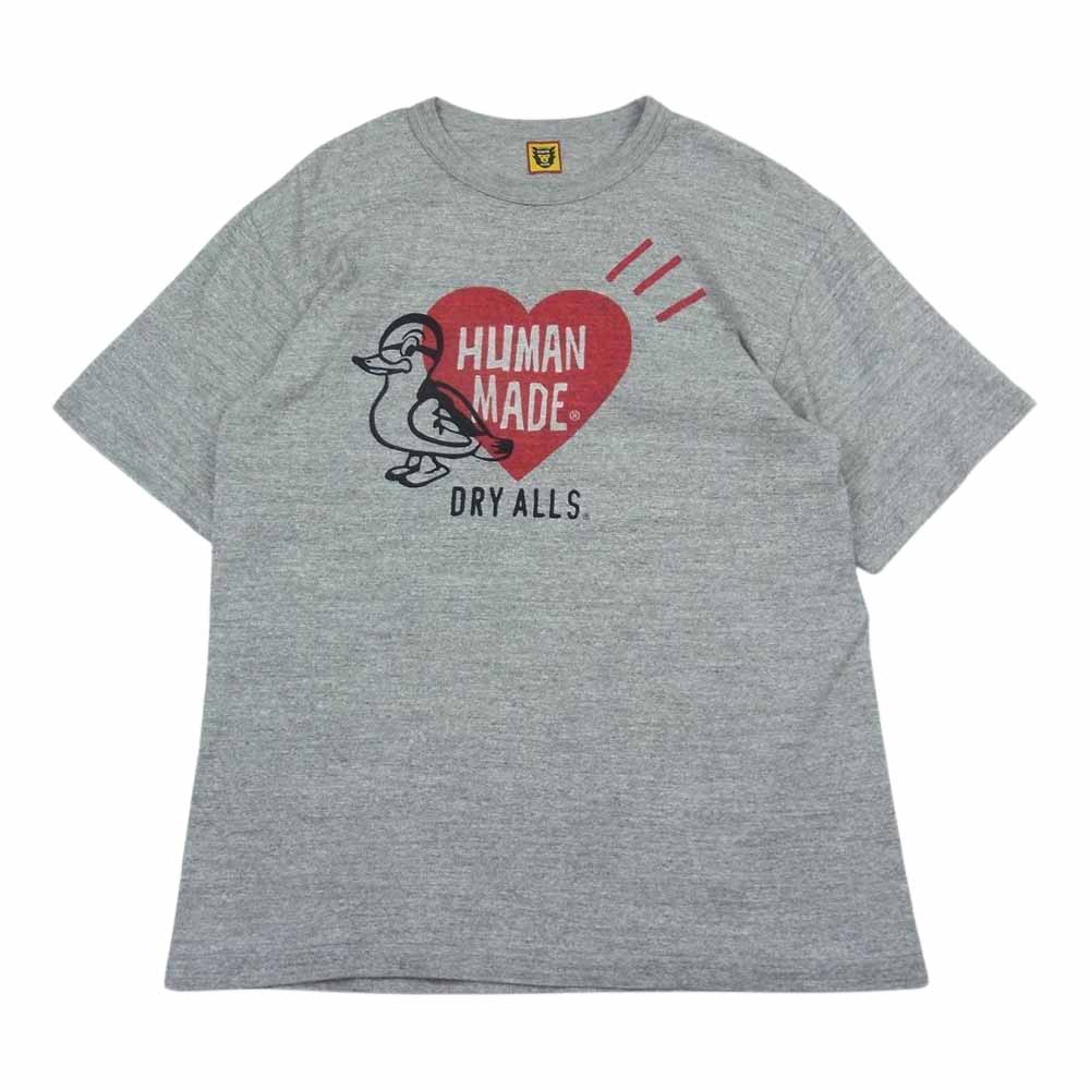 HUMAN MADE ヒューマンメイド DRY ALLS プリント Tシャツ グレー系 L 