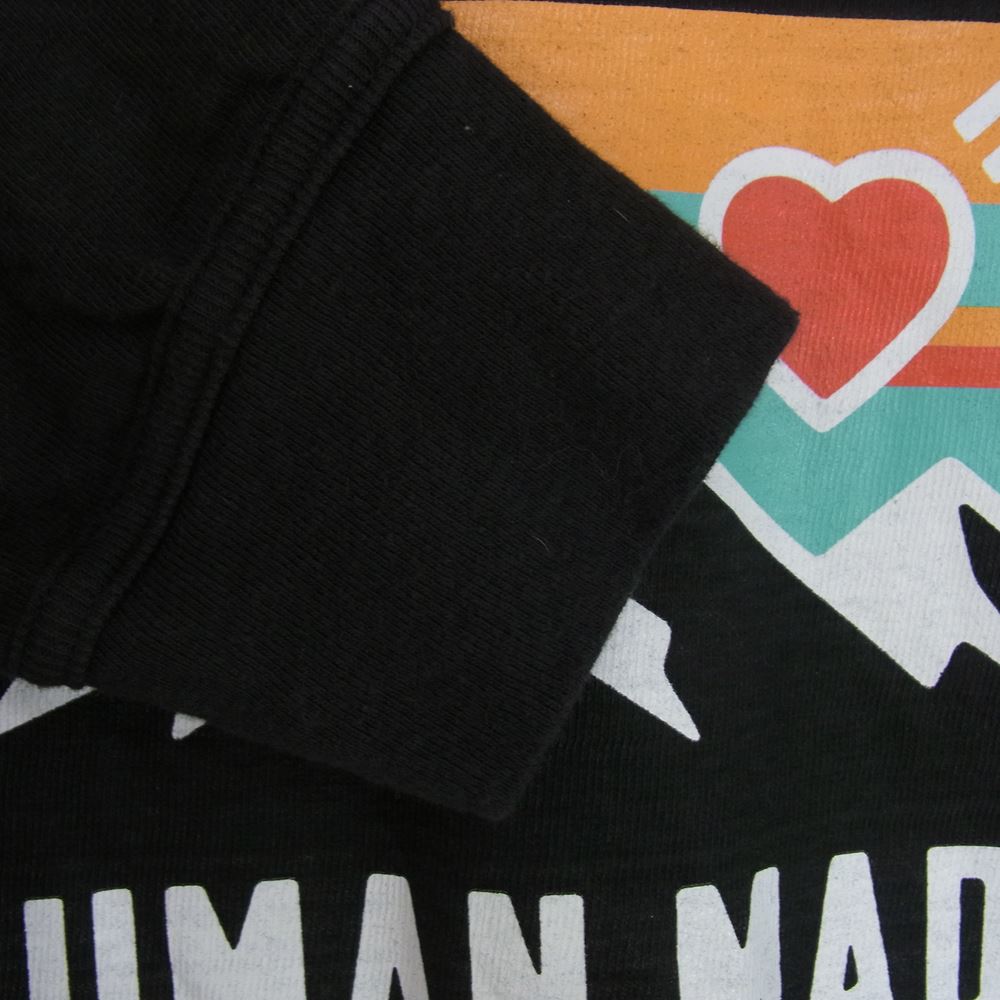 HUMAN MADE ヒューマンメイド Snow Mountain l/s tee リングスリーブ Tシャツ カットソー チャコール系 L【中古】