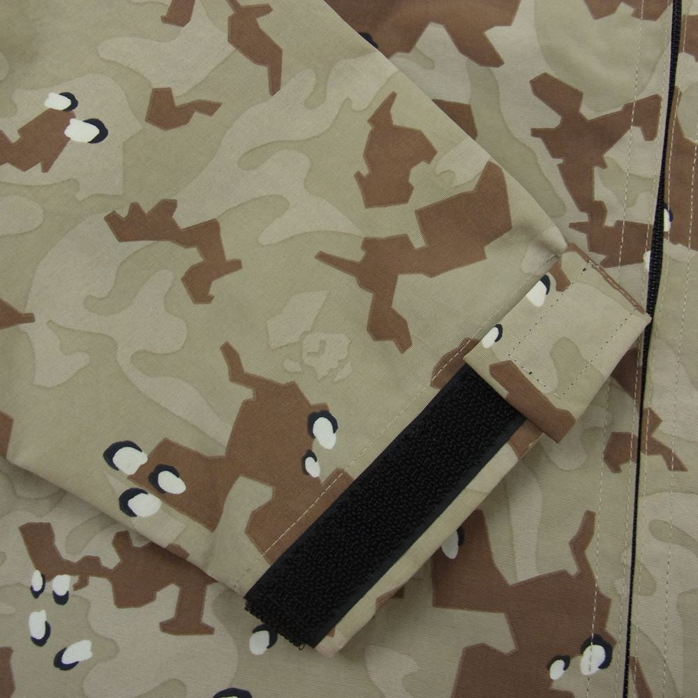 A BATHING APE アベイシングエイプ ワッペン チョコチップカモ ミリタリー ジャケット カーキ系 M【中古】