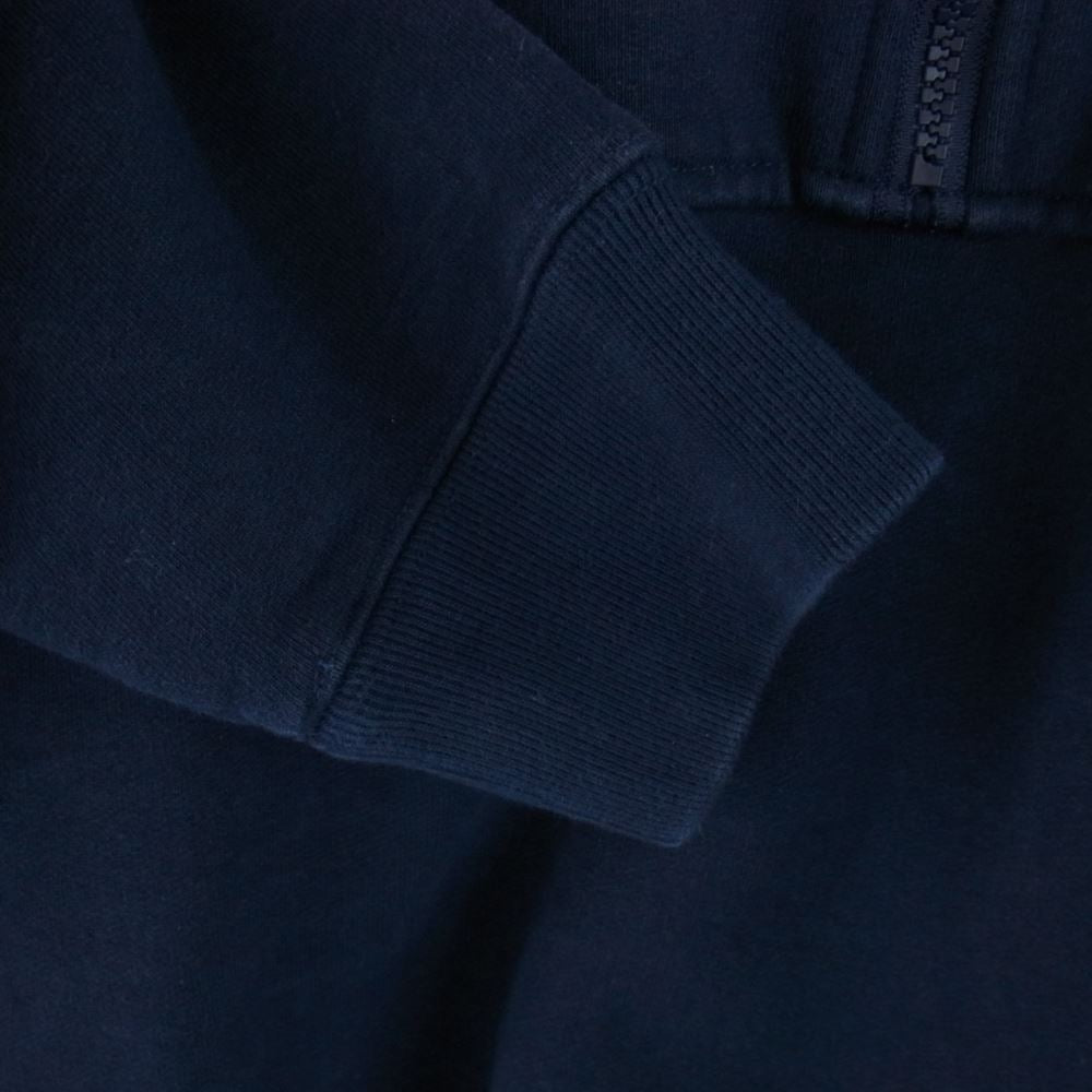Supreme シュプリーム 22AW Washed Half Zip ウオッシュド ハーフ ジップ スウェット ネイビー系 M【美品】【中古】