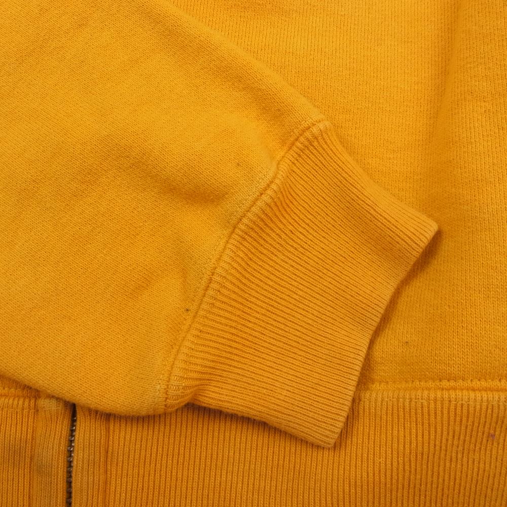 TENDERLOIN テンダーロイン ZIP PARKA ロゴ 刺繍 ジップ アップ スウェット パーカー イエロー系【中古】