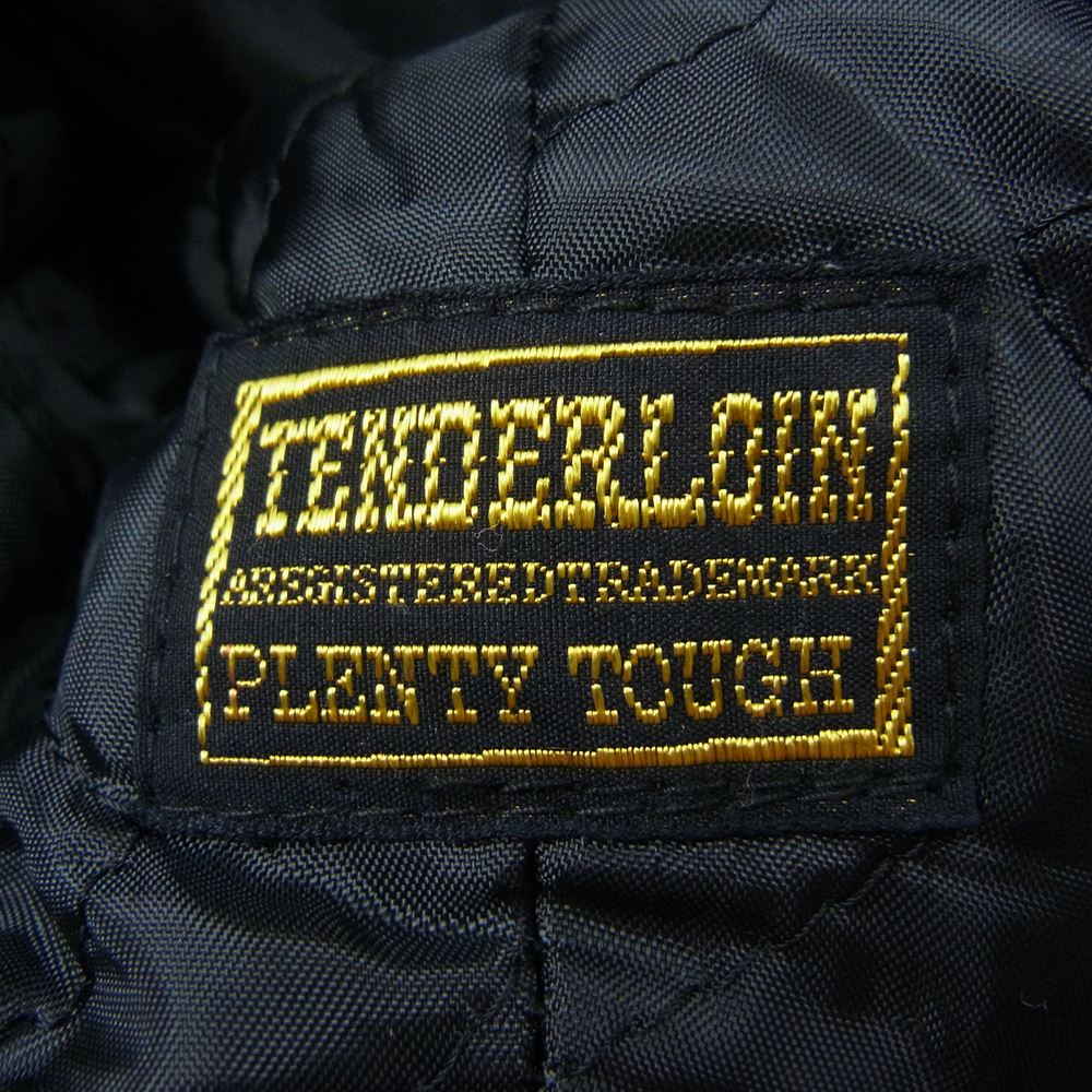 TENDERLOIN テンダーロイン ニット切替 ウール ワーク キャップ ブラック系【中古】