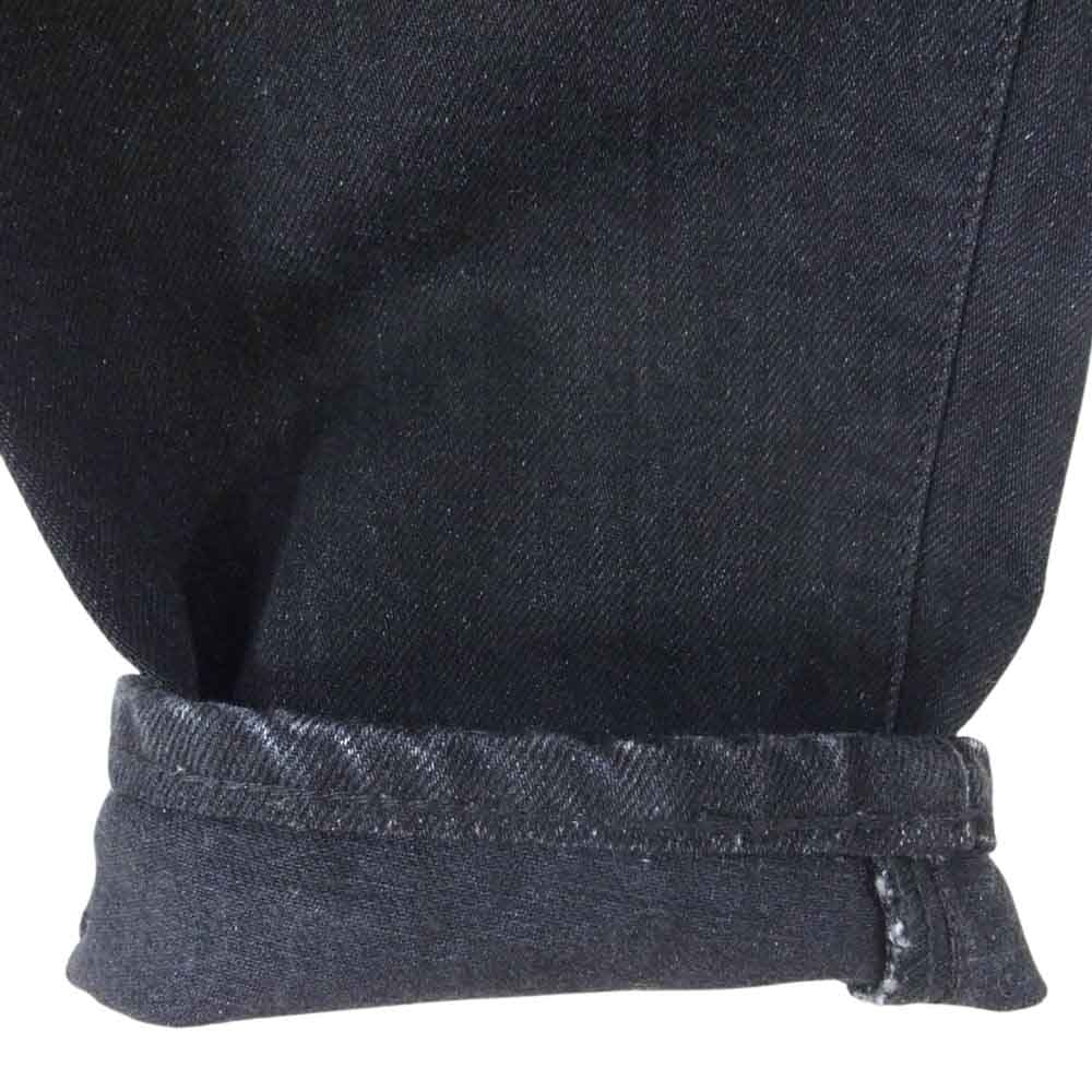 SAINT LAURENT サンローラン 21SS 644678 YY899 D26 M/CR-MW Carrot Fit Jeans キャロット フィット ジーンズ デニム ブラック系 31【中古】