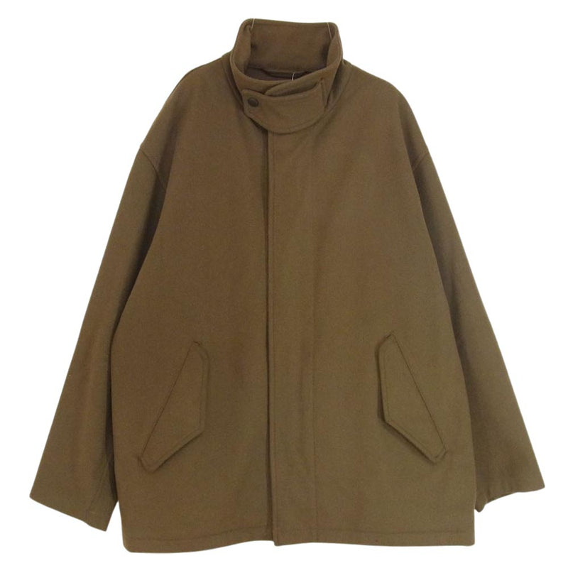 COMOLI コモリ 16AW J03-01009 フェルトンジップ ウール ナイロン ジャケット ブラウン系 1【中古】