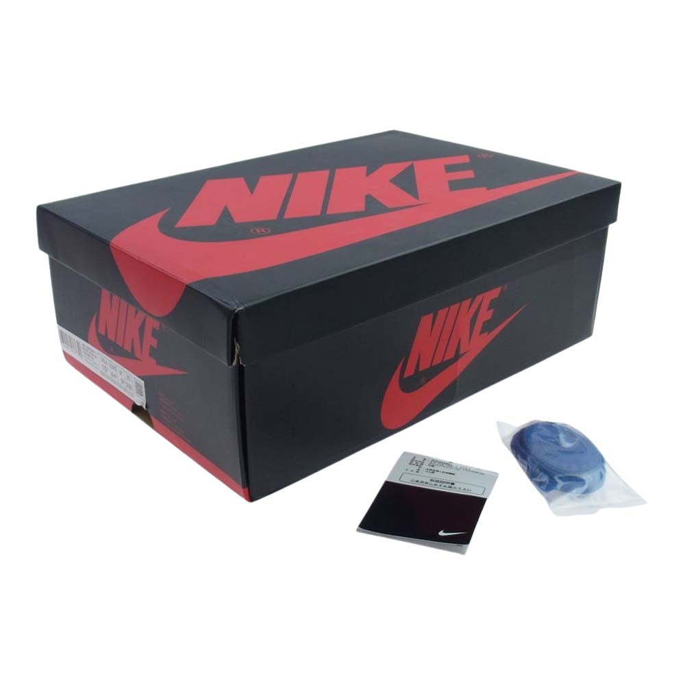 NIKE ナイキ 555088-041 JORDAN 1 RETRO HIGH OG ROYAL TOE エアジョーダン 1 レトロ ハイ オリジナル ロイヤル トゥ スニーカー ブラック系 ホワイト系 ブルー系 28.5cm【中古】