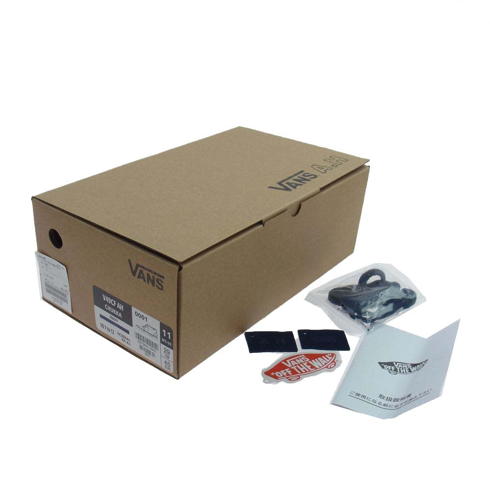 VANS バンズ V49CF-AH × A.H エーエイチ 長谷川昭雄 CHUKKA フィナム スニーカー ネイビー系 29cm【中古】