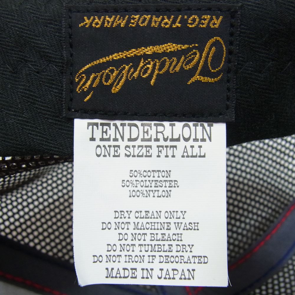 TENDERLOIN テンダーロイン T-TRUCKER CAP トラッカー キャップ メッシュ 帽子 チャコール系 ONE SIZE【中古】