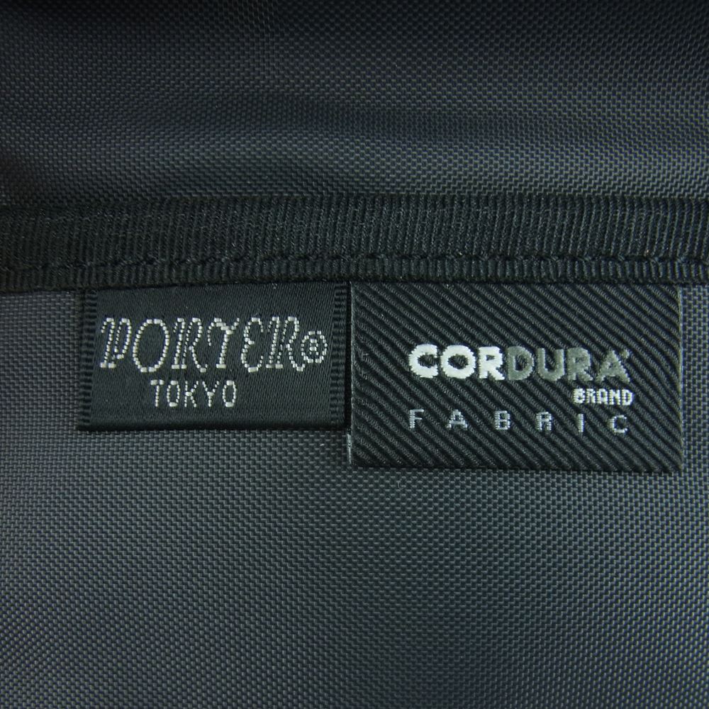 PORTER ポーター 653-09755 DILL WALLET M ディル 2つ折り ウォレット 財布 Lサイズ ブラック系【美品】【中古】