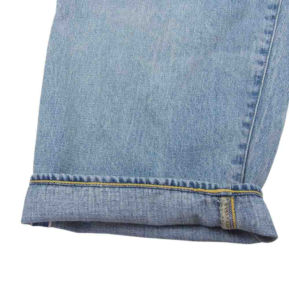 COMOLI コモリ 22AW W03-03004 デニム 5P パンツ ブリーチ ウォッシュ インディゴブルー系 3【中古】