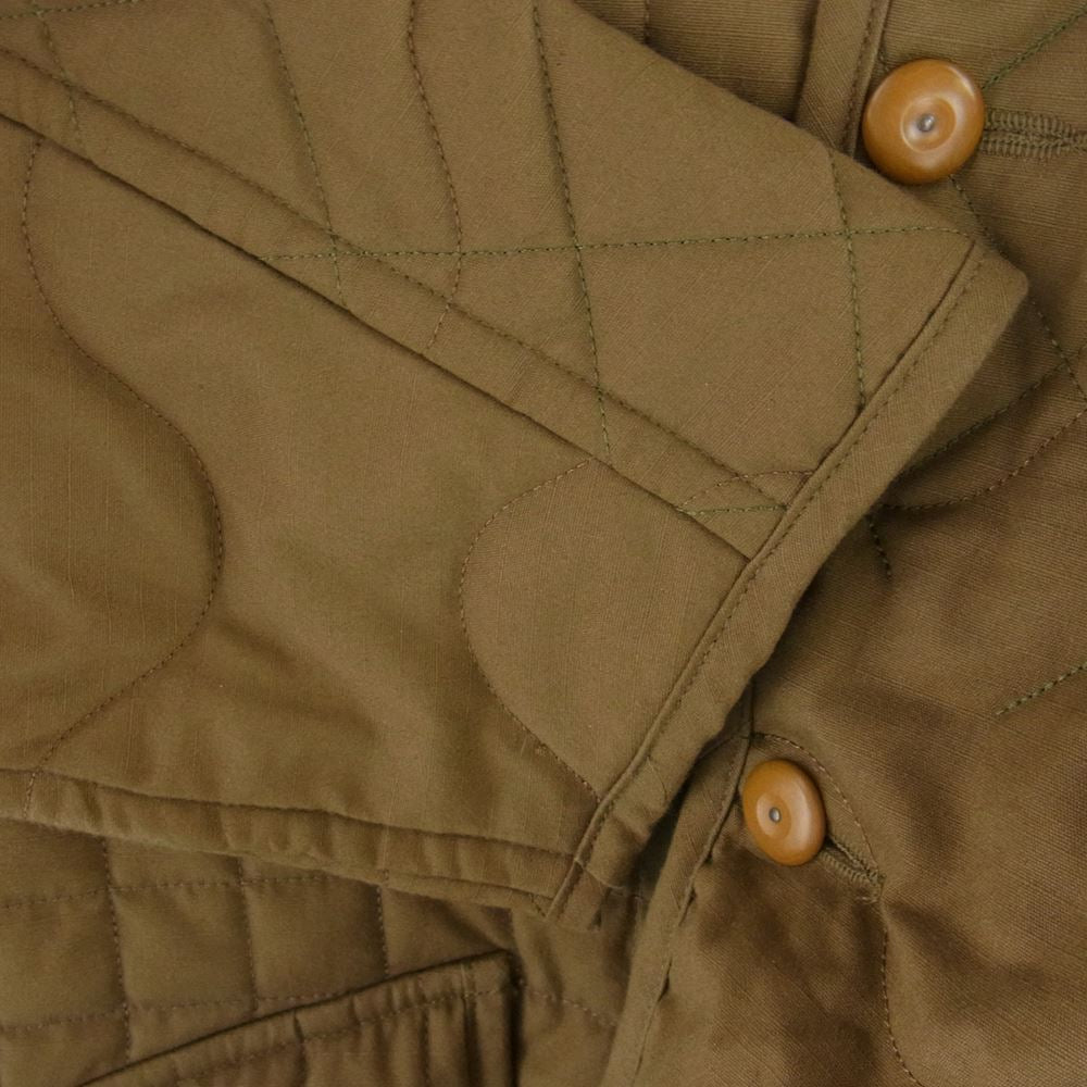 Nigel Cabourn ナイジェルケーボン 8045-00-30001 JACQUARD QUILT LINER JACKET ジャガード キルティング ライナー ジャケット カーキ系【中古】