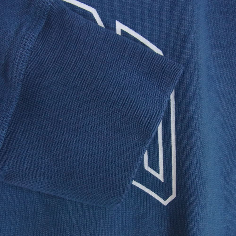 STANDARD CALIFORNIA スタンダードカリフォルニア Pima Cotton Hood Sweat ピマコットン フード ロゴ スウェット パーカー ネイビー系 M【極上美品】【中古】