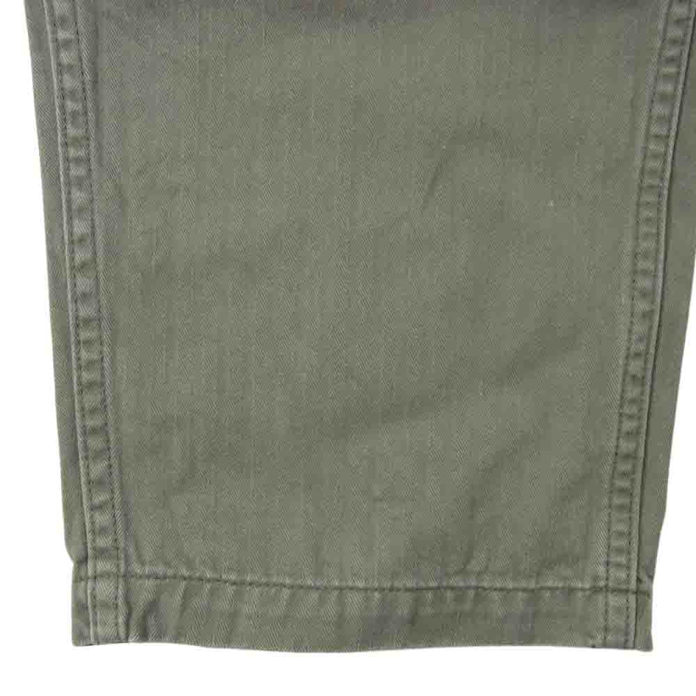 STANDARD CALIFORNIA スタンダードカリフォルニア Herringbone Pants WT ヘリンボーン ミリタリー パンツ オリーブ カーキ系 32【極上美品】【中古】