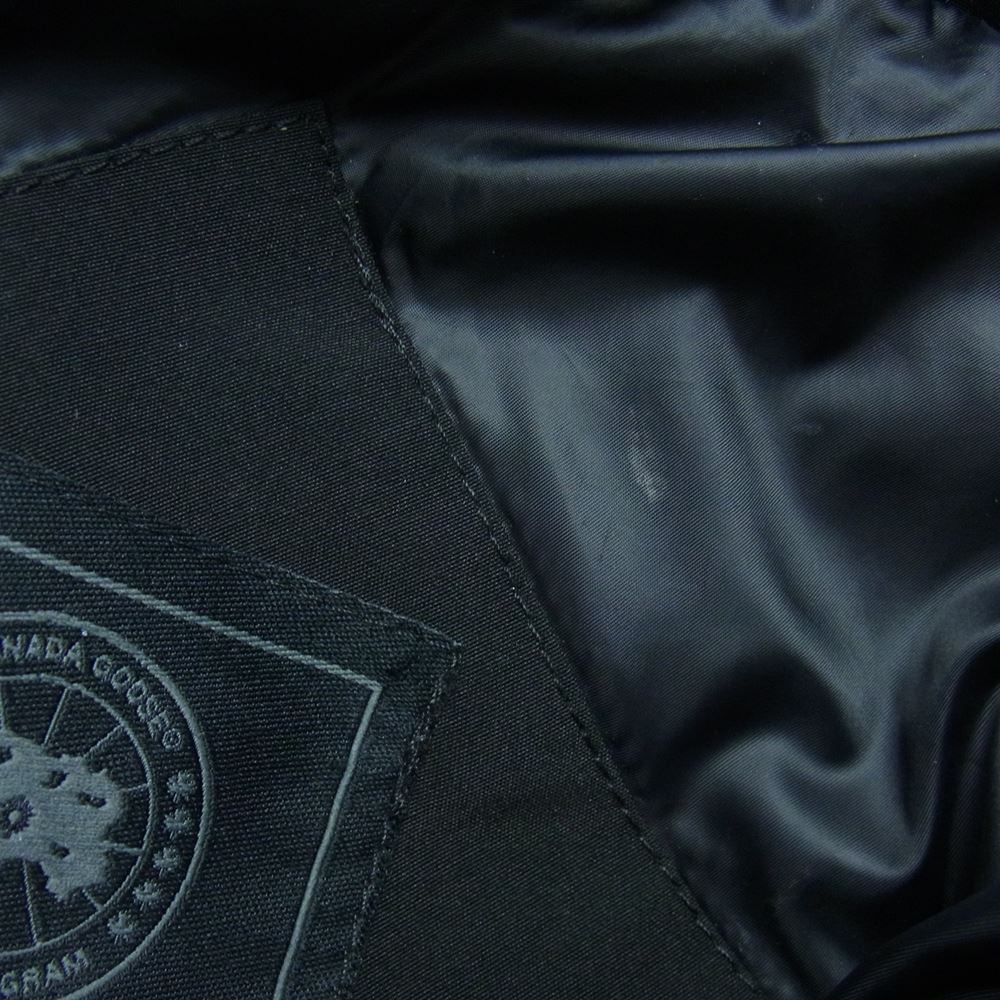 CANADA GOOSE カナダグース 3808MB 国内正規品 サザビーリーグ Wyndham Parka Black Label ウィンダムパーカ ブラックレーベル ダウン ジャケット ブラック系 M【中古】