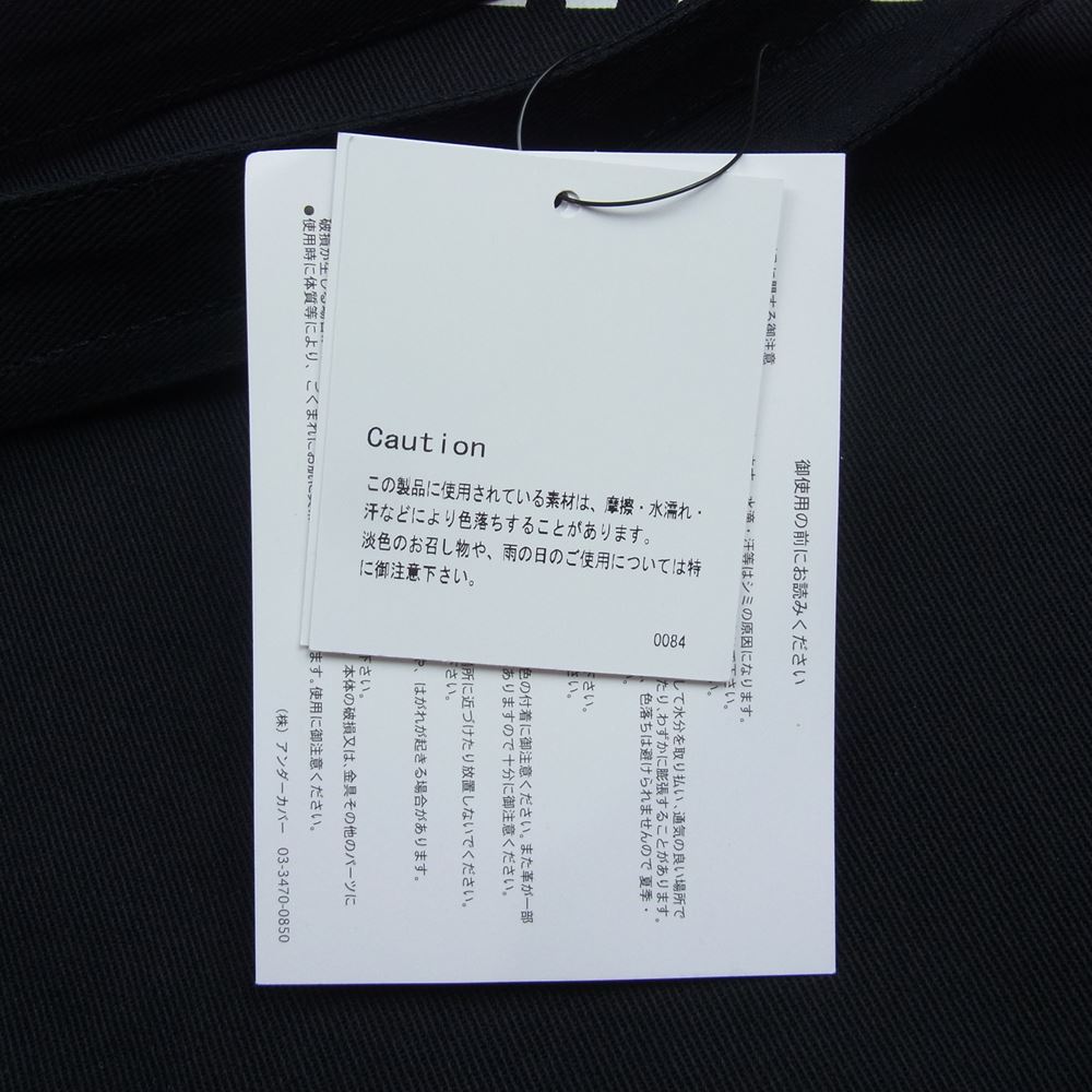 UNDERCOVER アンダーカバー 19SS THE NEW WARRIORS 青山店限定 レコード トート バッグ ブラック系【新古品】【未使用】【中古】