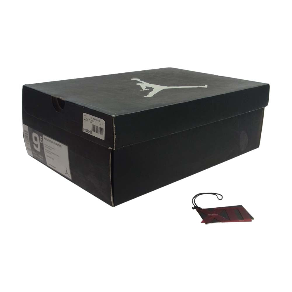 NIKE ナイキ 130690-001 Air Jordan 12 Retro Playoffs 2012 エアジョーダン 12 レトロ プレイオフ スニーカー ブラック系【極上美品】【中古】