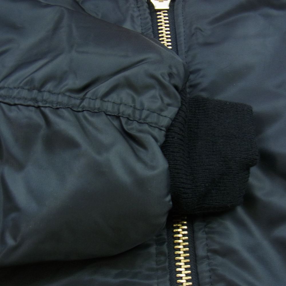 ロスコ MA-1 FLIGHT JACKET フライト ジャケット ボンバージャケット ブルゾン ブラック系 L【中古】