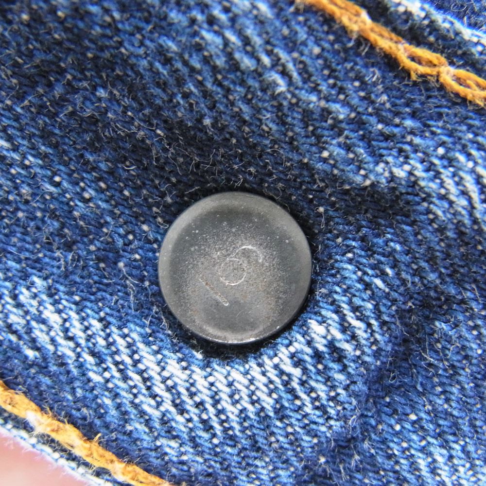 Levi's リーバイス ヴィンテージ オリジナル 501 66前期 Big E 両面不均等V 並行ステッチ デニム パンツ インディゴブルー系 サイズ表記無【中古】