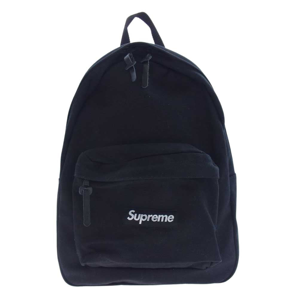Supreme シュプリーム 20AW Canvas Backpack キャンバス バックパック デイパック リュック ブラック系【中古】