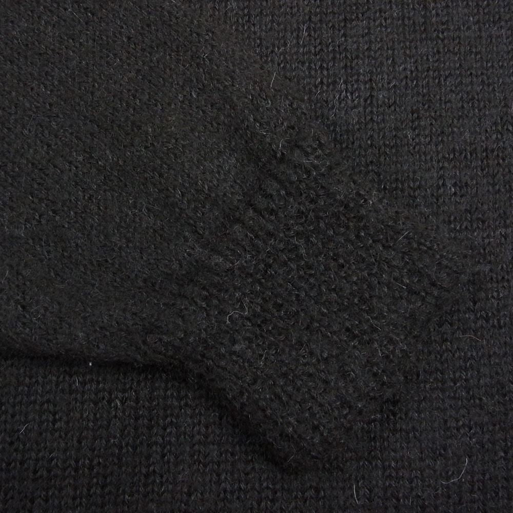 COMOLI コモリ 21AW U03-06001 ブラックアルパカ クルーネックニット セーター ブラック系 F【中古】
