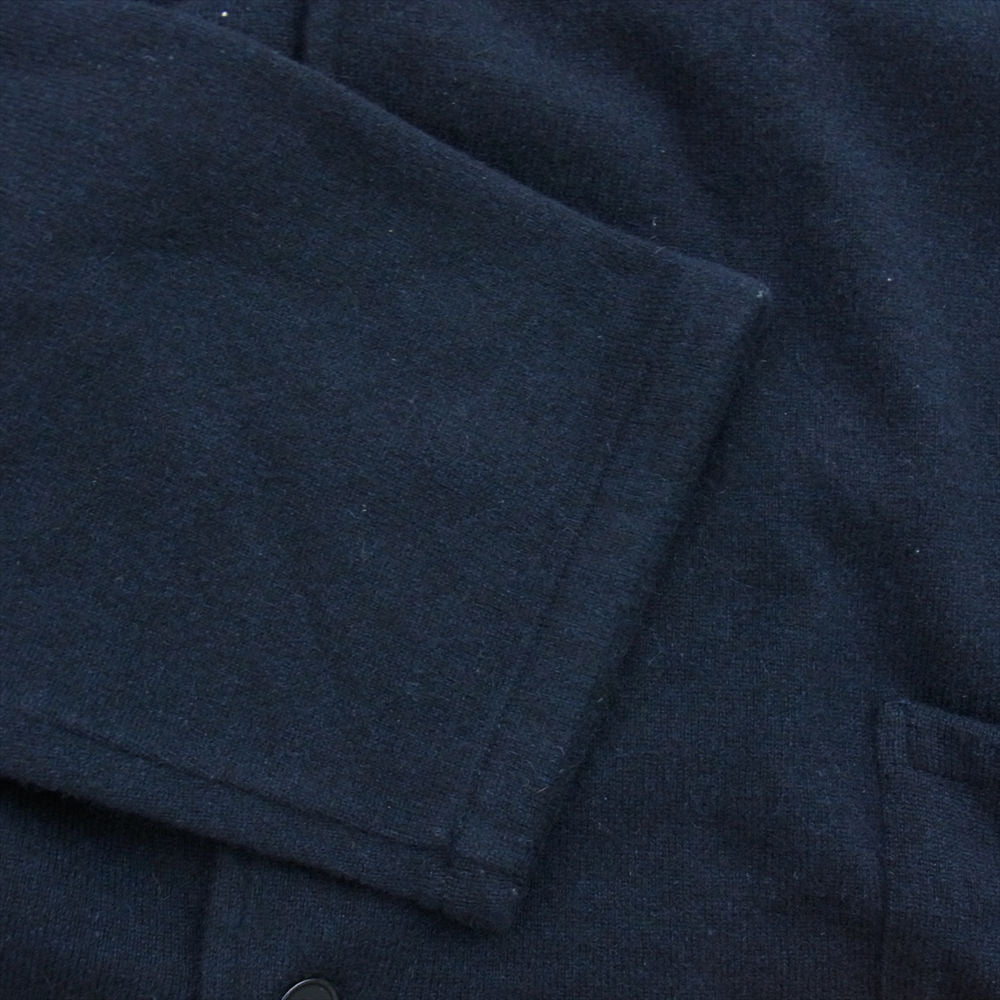 COMOLI コモリ 21AW U03-01008 U03-06002 カシミヤ スタンドカラーニットジャケット カシミヤ ニットパンツ セットアップ ダークネイビー系 3【中古】