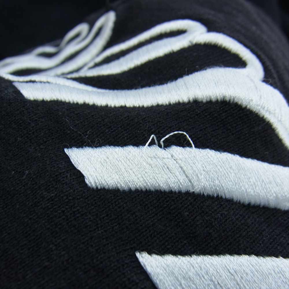 Supreme シュプリーム 15AW Classic Script Hooded Sweatshirt クラシック スクリプト フードロゴ パーカー フーディ ブラック系 XL【中古】