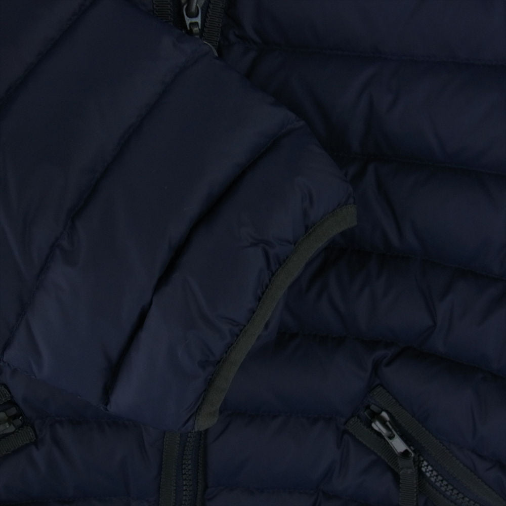 ボンポワンジャポン 袖ワッペン付き インナー ダウンジャケット ダークネイビー系 S【中古】