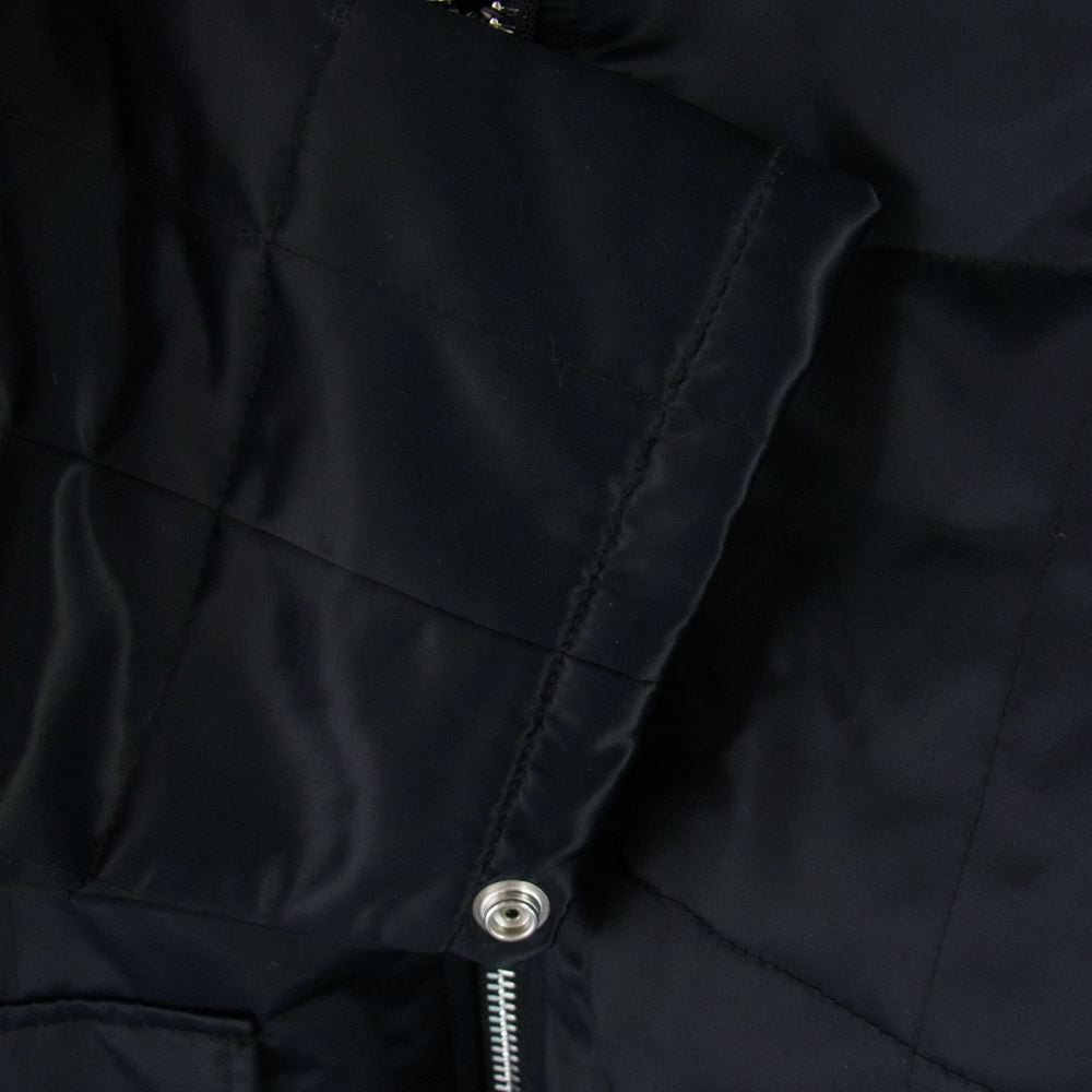 Supreme シュプリーム 20SS Quilted Cordura Lined Jacket キルティング コーデュラ ライン ジャケット バックロゴ ブラック系 M【中古】