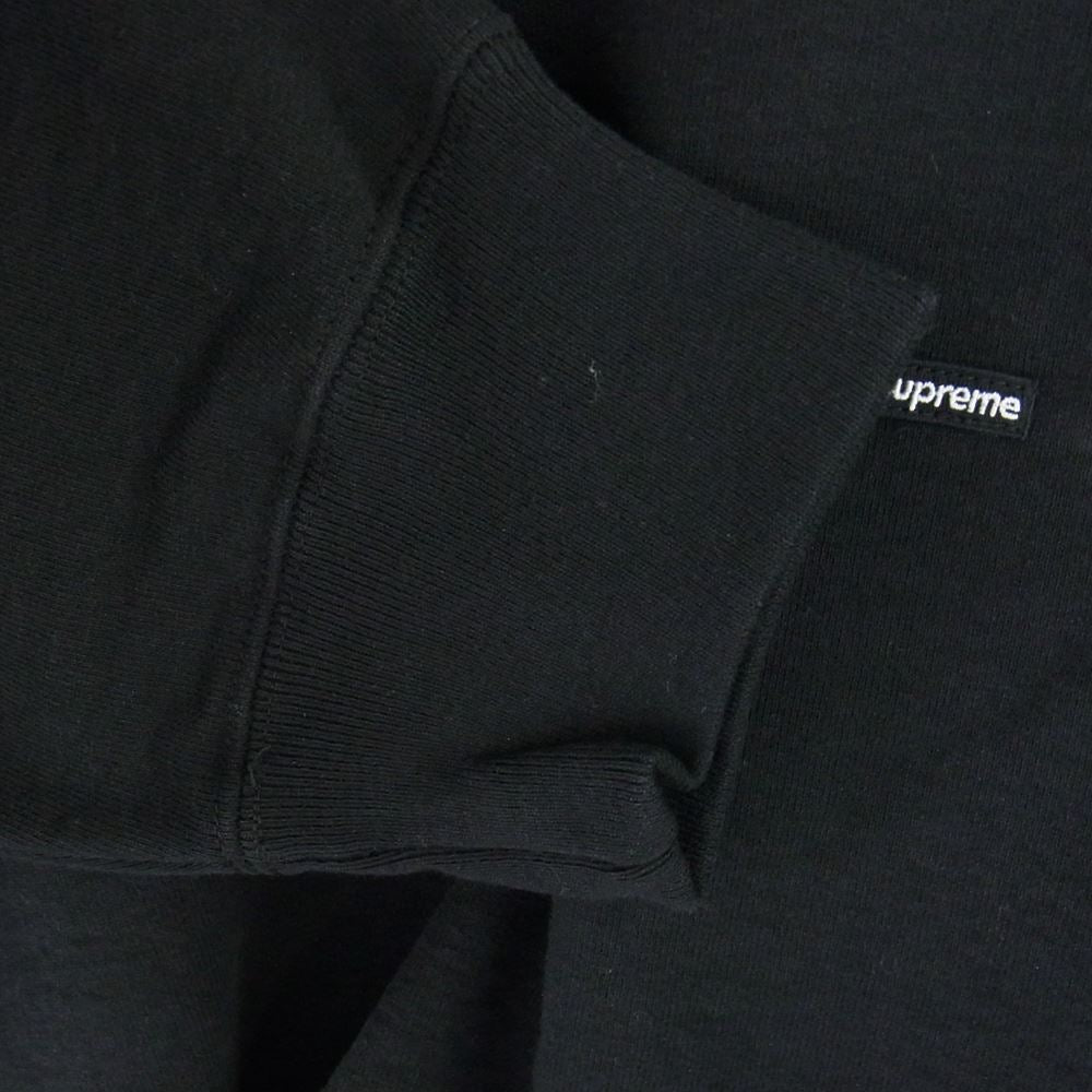 Supreme シュプリーム 18AW Small Box Crewneck スモール ボックス クルーネック ロゴ スウェット ブラック系 L【中古】