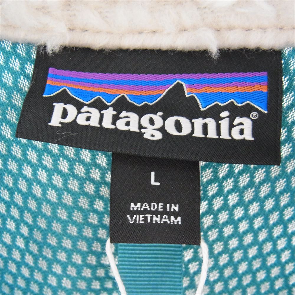patagonia パタゴニア 23056FA23 Classic Retro X Jacket レトロエックス ナチュラル プラム フリースジャケット オフホワイト系 L【新古品】【未使用】【中古】