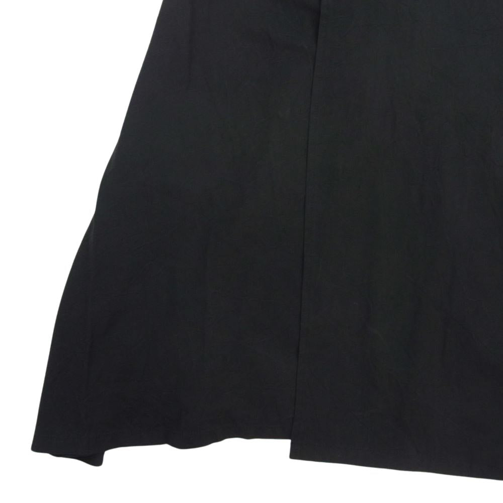 Yohji Yamamoto ヨウジヤマモト 1001 Ys ワイズ 襟変形 ノースリーブ ロング テーラード ジレ ベスト ブラック系 S【中古】