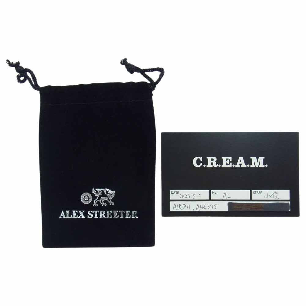 ALEX STREETER アレックスストリーター C.R.E.A.M購入証明書付属 エターナルリング シルバー系 21号【中古】
