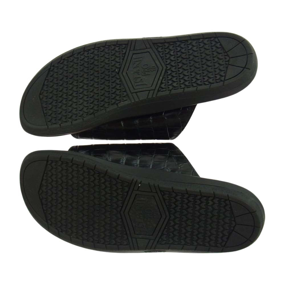 アイランドスリッパ BEAMS ビームス 別注 Croco Shower Sandal クロコ 型押し シャワー サンダル 10【中古】