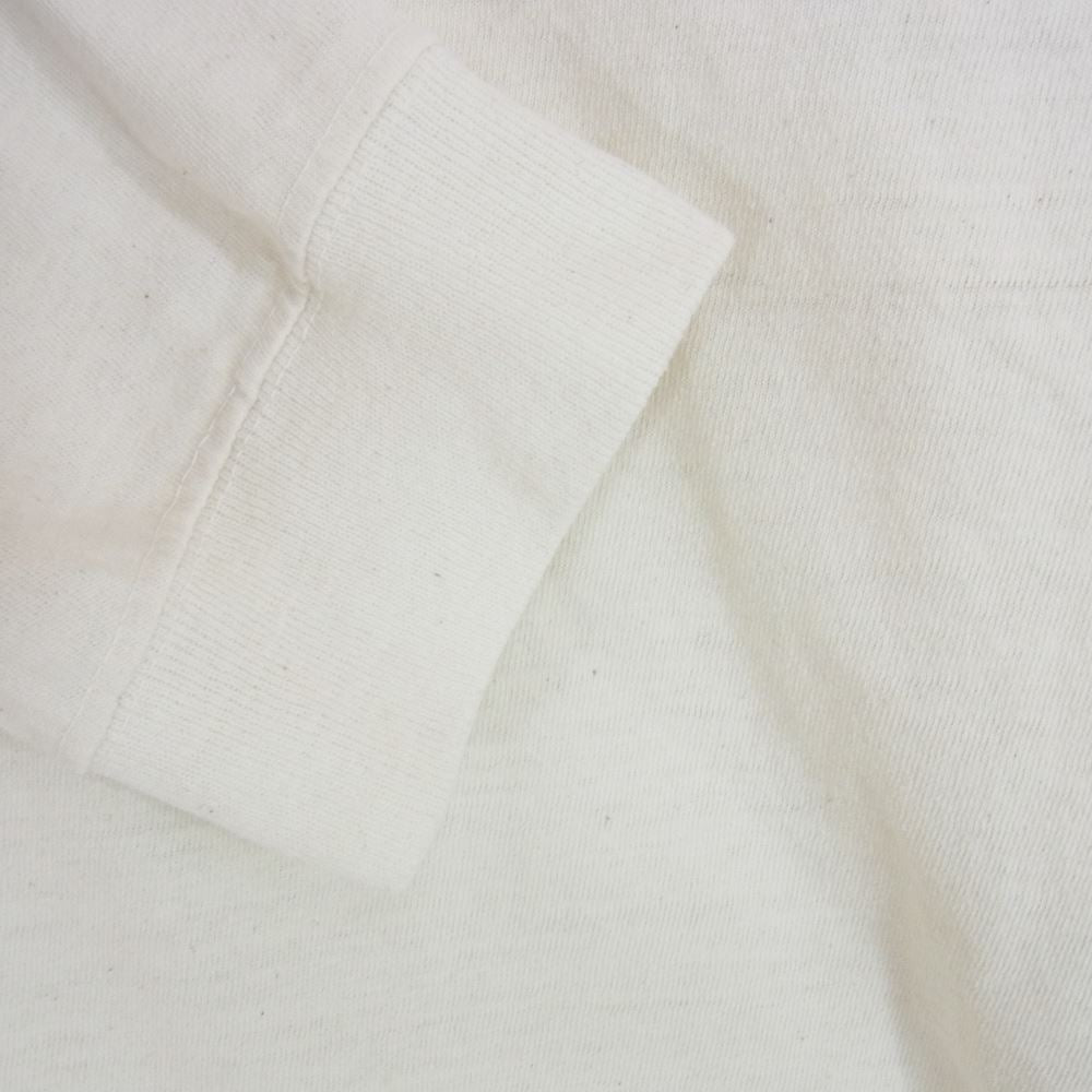 Deuxieme Classe ドゥーズィエムクラス 21-070-500-7080-3-0 袖プリント クルーネック 長袖 Tシャツ ホワイト系 サイズ表記無【中古】