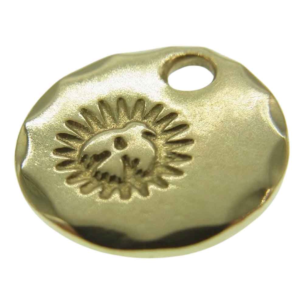 WINGROCK ウィングロック 18K 全金 メタル タタキ ペンダントトップ ゴールド系【中古】