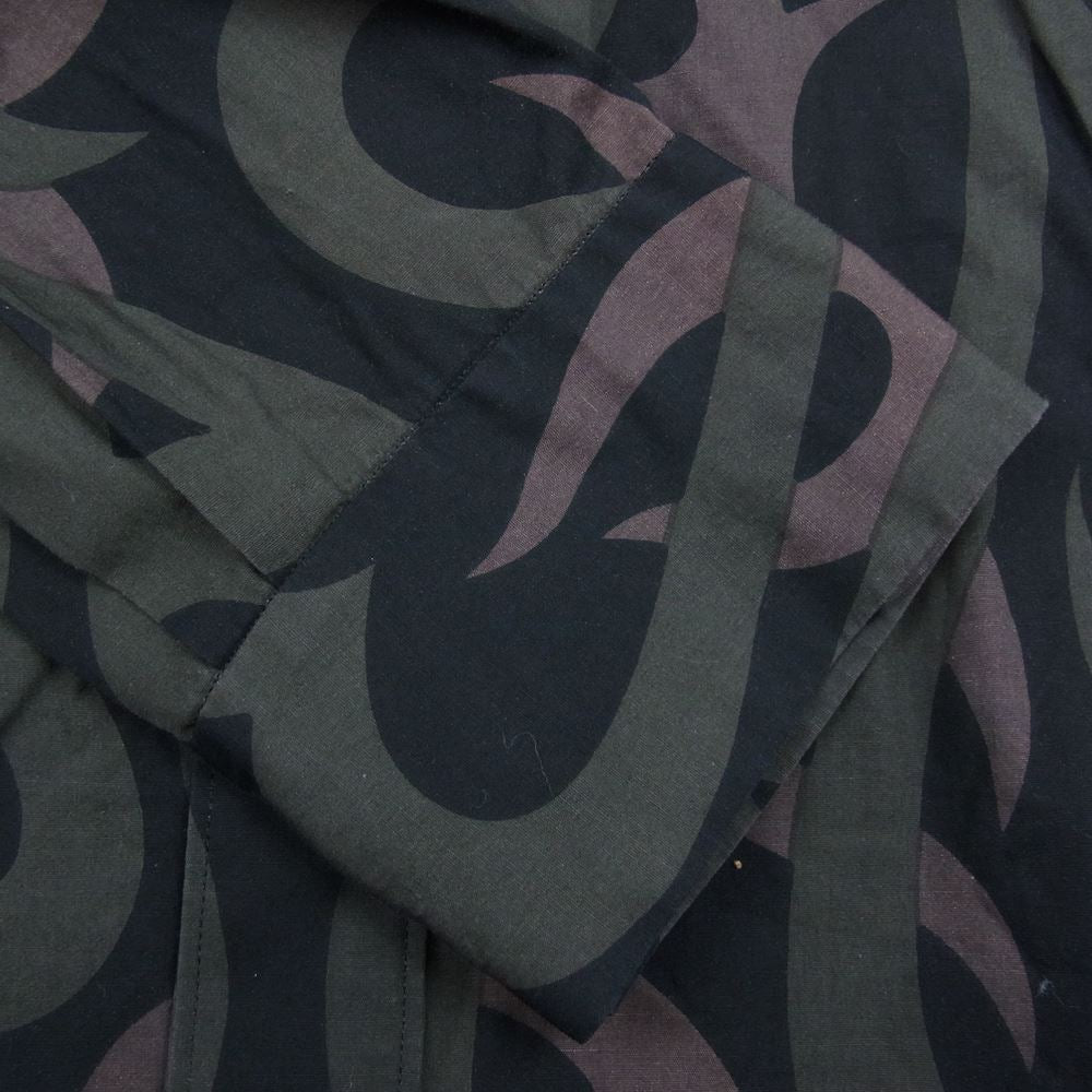 NUMBER(N)INE ナンバーナイン 04AW GIVE期 ギブ 宮下貴裕 本人期 ハートトライバル シャツ 長袖 ブラック系 3【中古】