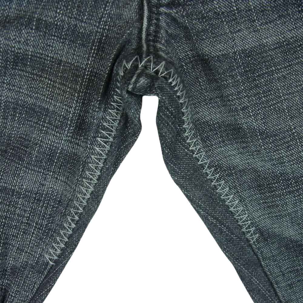 NUMBER(N)INE ナンバーナイン 03AW カート期 宮下貴裕 本人期 ダメージ加工 リペア グランジ デニム パンツ グレー系 3【中古】