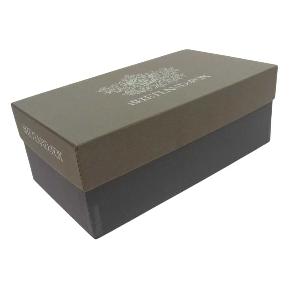 シェットランドフォックス 3085 ブリストル レザー Uチップ シューズ ブラウン系 7【中古】