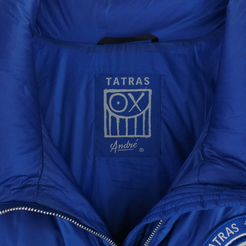 TATRAS タトラス ダウンジャケット 22AW ANDRE SARAIVA DISASIO FOFANIA アンドレ・サライヴァ ワッペン付き ダウンジャケット ブルー系 02