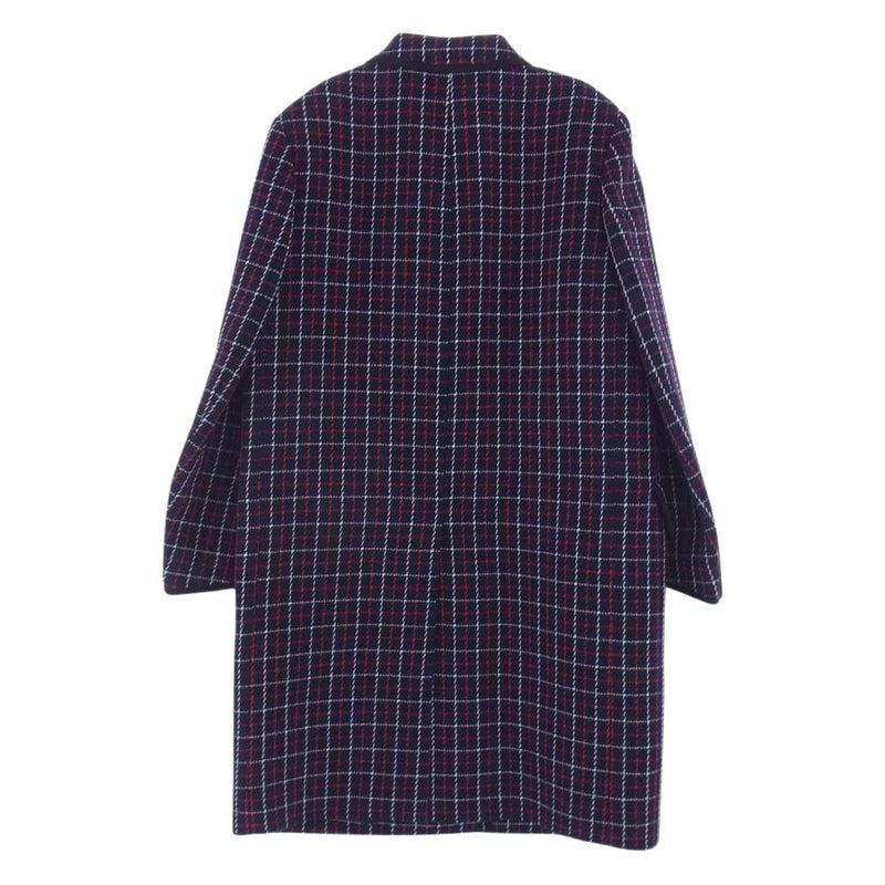 未使用】 miumiu ツイード スカート チェック 40 イタリア製 ウール 
