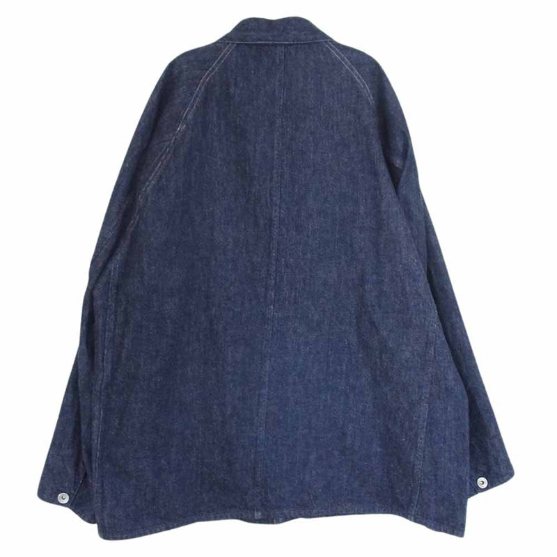 COMOLI コモリ 21AW U03-01013 カバーオール デニム ワーク ジャケット COMOLI コモリ 21AW U03-01013 カバーオール デニム ワーク ジャケット