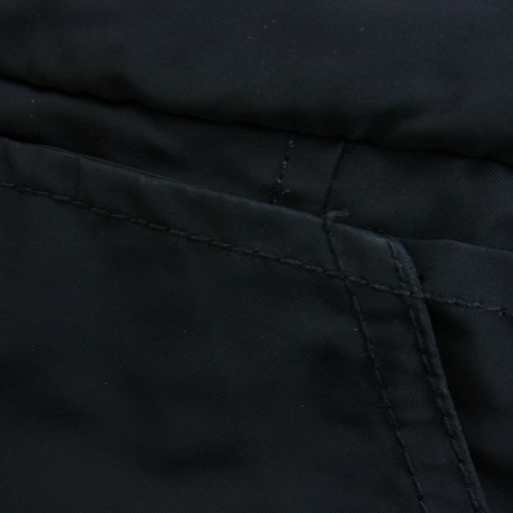 PEUTEREY ピューテリー 47283018 B品 国内正規品 HURRICANE ハリケーン 襟ラビットファー ダウンジャケット ブラック系 S【中古】